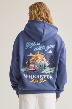 God Is With You Vintage Hoodie - Altar'd State - 