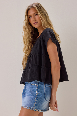 Felicity Tiered Babydoll Top - Altar'd State - 