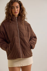 Cece Corduroy Quilted Jacket Detail 3 - Altar'd State