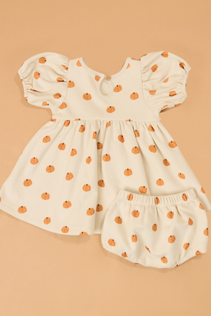 Sweet Squash Puff Sleeve Baby Dress - Altar'd State - 