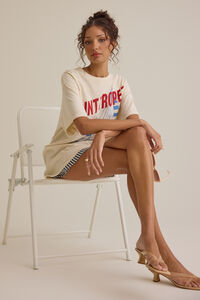 Saint Tropez Sailing Club Oversized Tee Detail 5 - Altar'd State