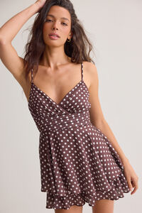 Lainey Sleeveless Romper Detail 2 - Altar'd State