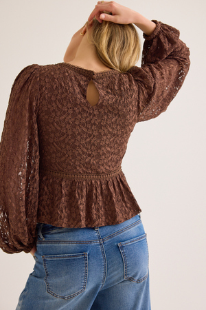 Lovely Lace Babydoll Top - Altar'd State - 