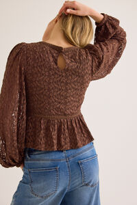 Lovely Lace Babydoll Top Detail 5 - Altar'd State