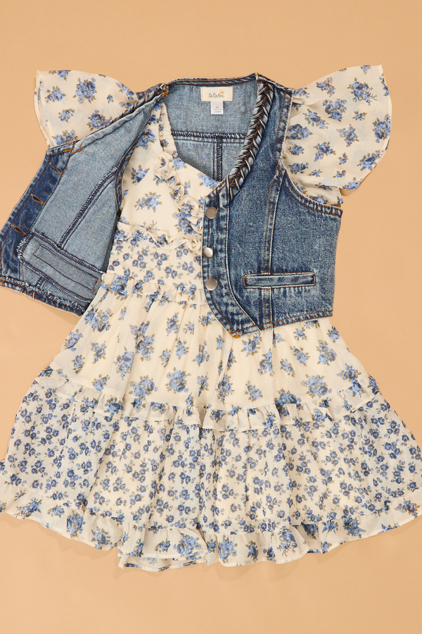 Finley Floral Dress Detail 2 - Altar'd State