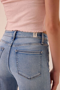 Yvette Mid Rise Straight Leg Jeans Detail 5 - Altar'd State