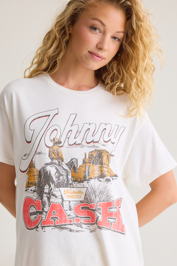 Johnny Cash Graphic Tee Detail 4 - Altar'd State