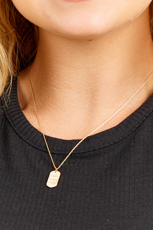 Pray Wait Trust Necklace - Altar'd State - 