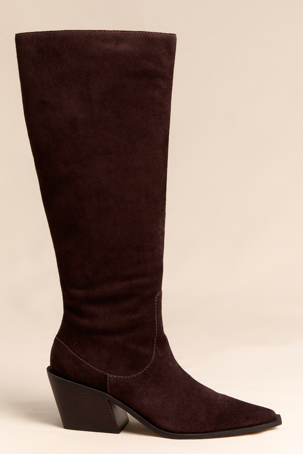 Antony Suede Block Heel Boot - Altar'd State