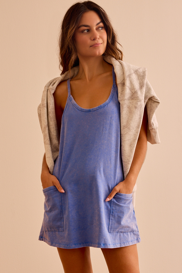 brown dress mini dress Never A Bad Day Dark Brown Linen Button Front Mini Dress