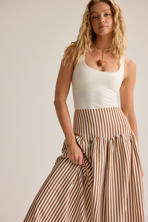 Clover Drop Waist Skirt - Altar'd State