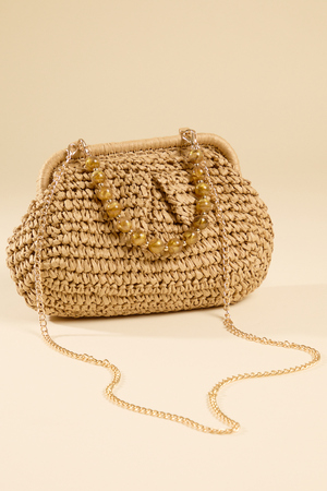 Lola Beaded Woven Bag - Altar'd State - 