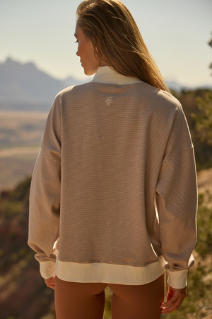 Step Out Striped Mock Neck - Altar'd State