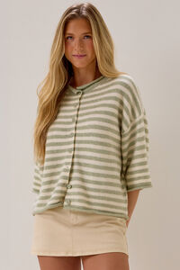 Cassidy Striped Cardigan - Altar'd State