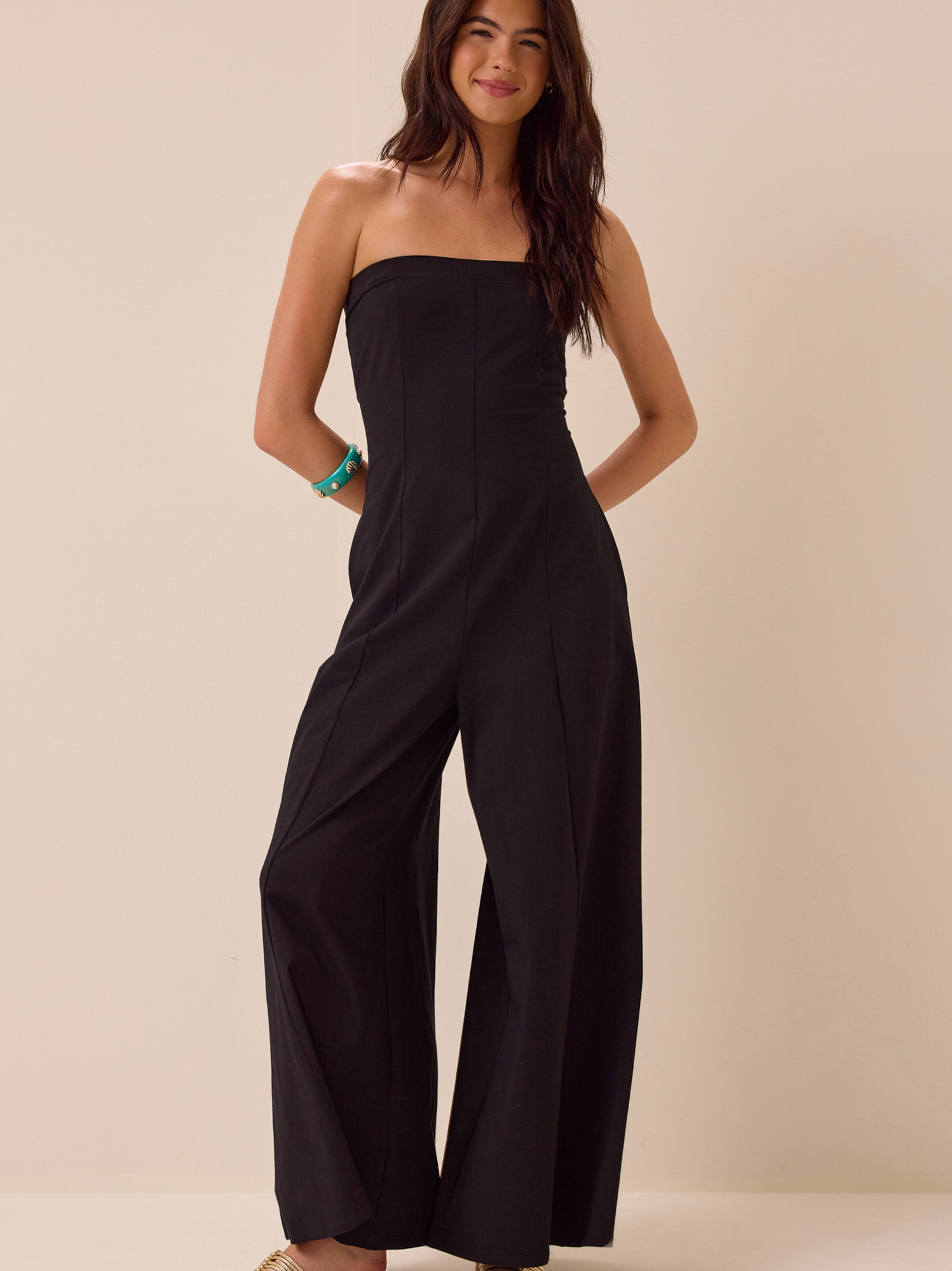 Collie Tube Jumpsuit in Black | Altar'd State