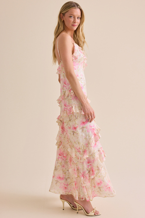 Mirelda Floral Maxi Dress - Altar'd State - 