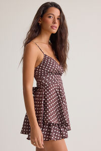 Lainey Sleeveless Romper Detail 3 - Altar'd State