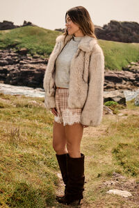 Jaide Fur Jacket Detail 4 - Altar'd State
