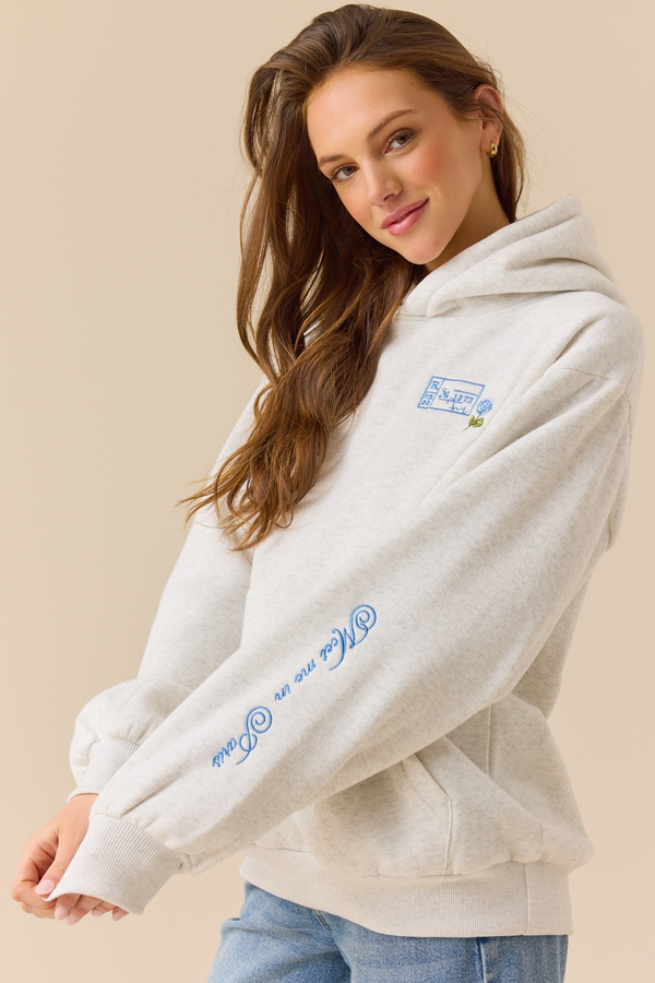 Meet Me In Paris Hoodie Detail 4 - Altar'd State