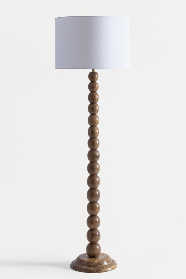 Ellie Wood Floor Lamp Detail 3 - Altar'd State