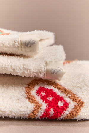 Gingerbread Fuzzy Socks - Altar'd State