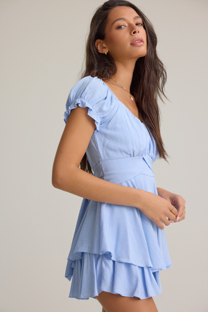 Haisley Double Layered Romper - Altar'd State - 