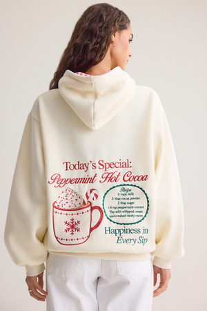 Peppermint Hot Cocoa Hoodie - Altar'd State - 