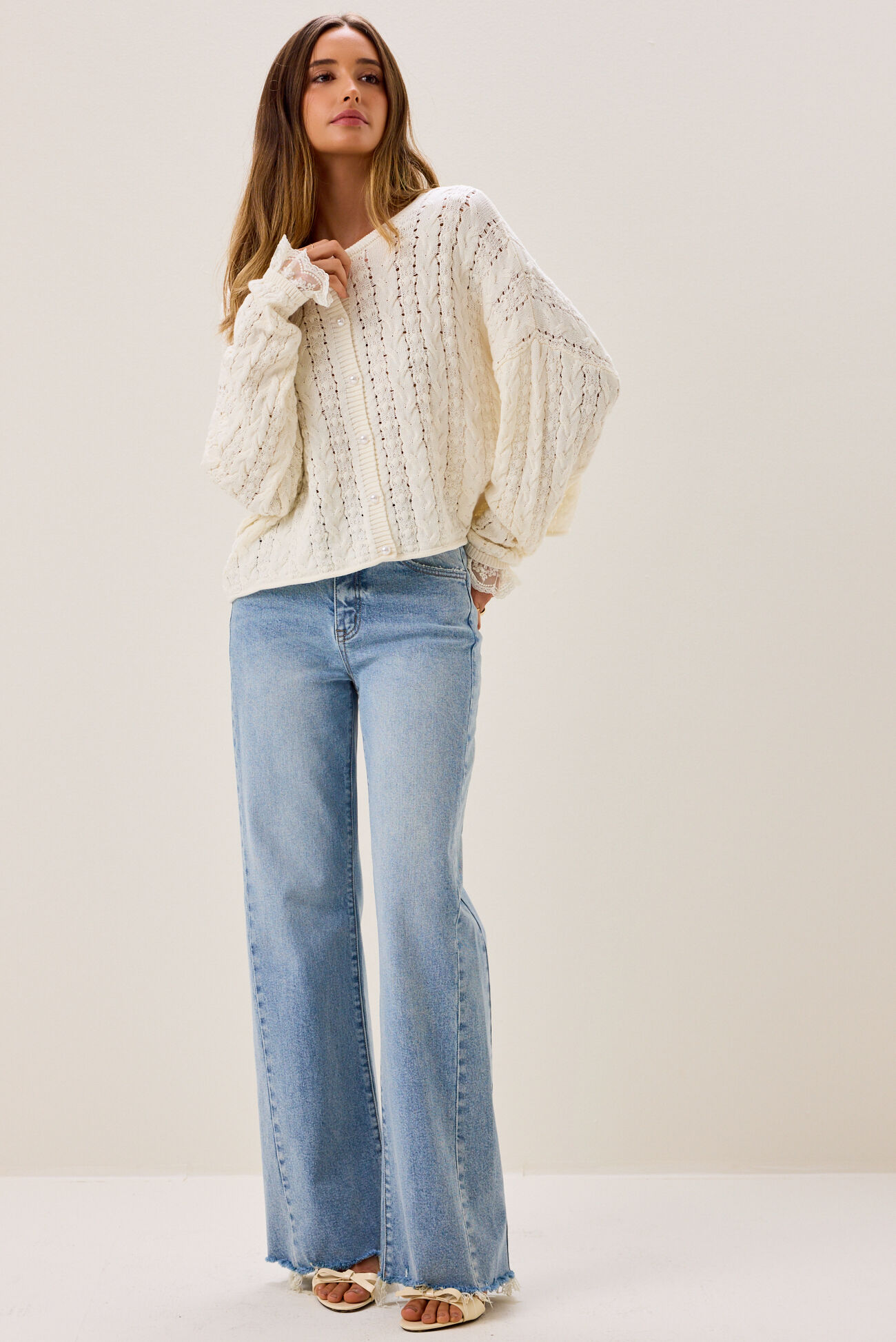 Grayson Pearl Button Cardigan