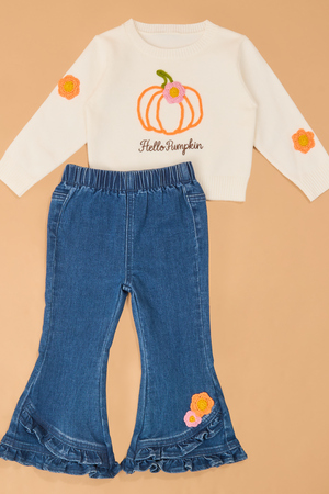 Hello Pumpkin Sweater & Jeans - Altar'd State - 