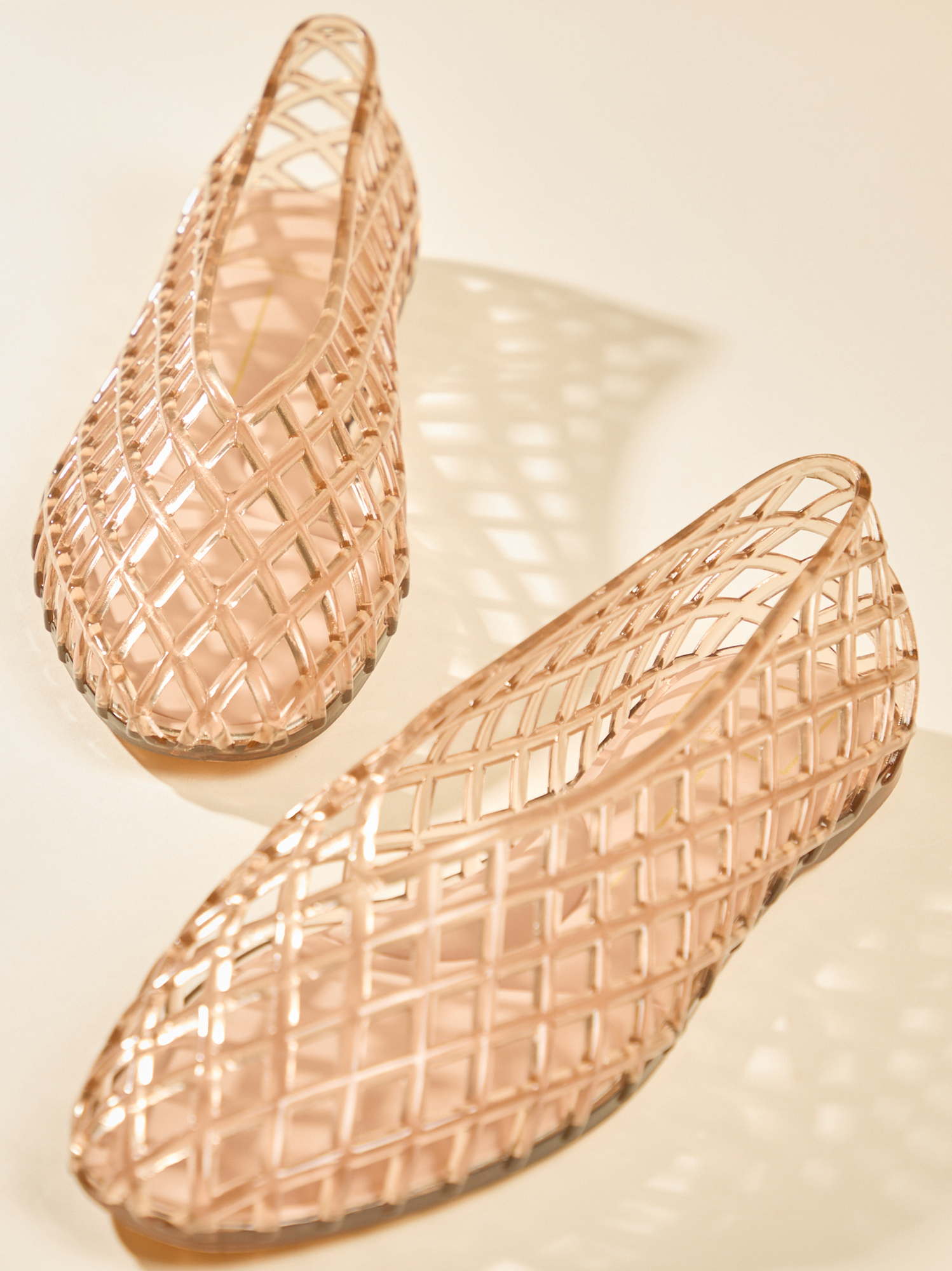 Dolce Vita Jelly Cage Flat in Brown | Altar'd State