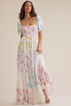 Harlie Floral Maxi Dress - Altar'd State - 