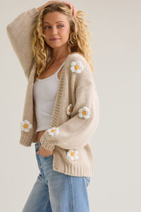 Jennie 3D Flower Cardigan Detail 3 - Altar'd State
