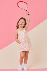 Kara Floral Toddler Athletic Dress Detail 2 - Altar'd State