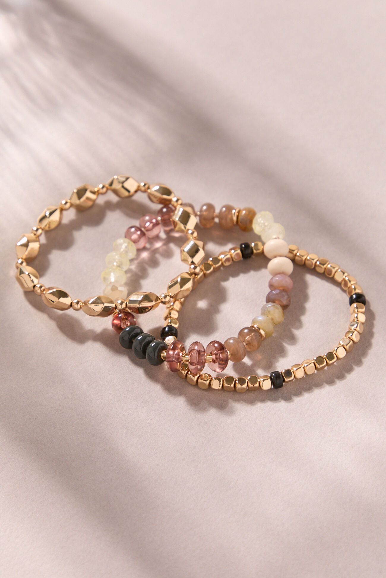 Mabel Brown Multi Beaded Bracelet