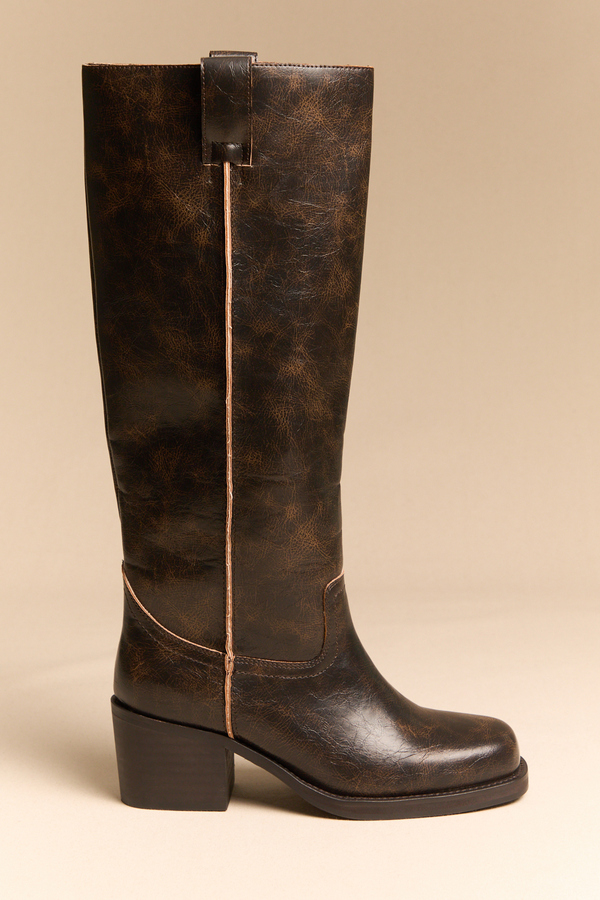 Zadie Leather Riding Boot - Altar'd State