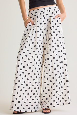Veda Polka Dot Trouser Pants - Altar'd State - 