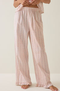 Candy Cane Cuteness Mama Pajama Set Detail 3 - Altar'd State