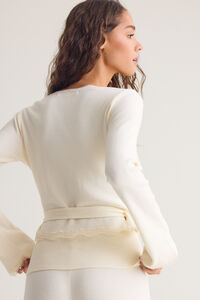 Alice Lace Trim Wrap Top Detail 6 - Altar'd State