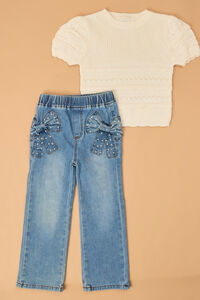 Maisy Crochet Top and Bow Pant - Altar'd State