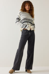 Lannah Mix Texture Sweater Detail 3 - Altar'd State