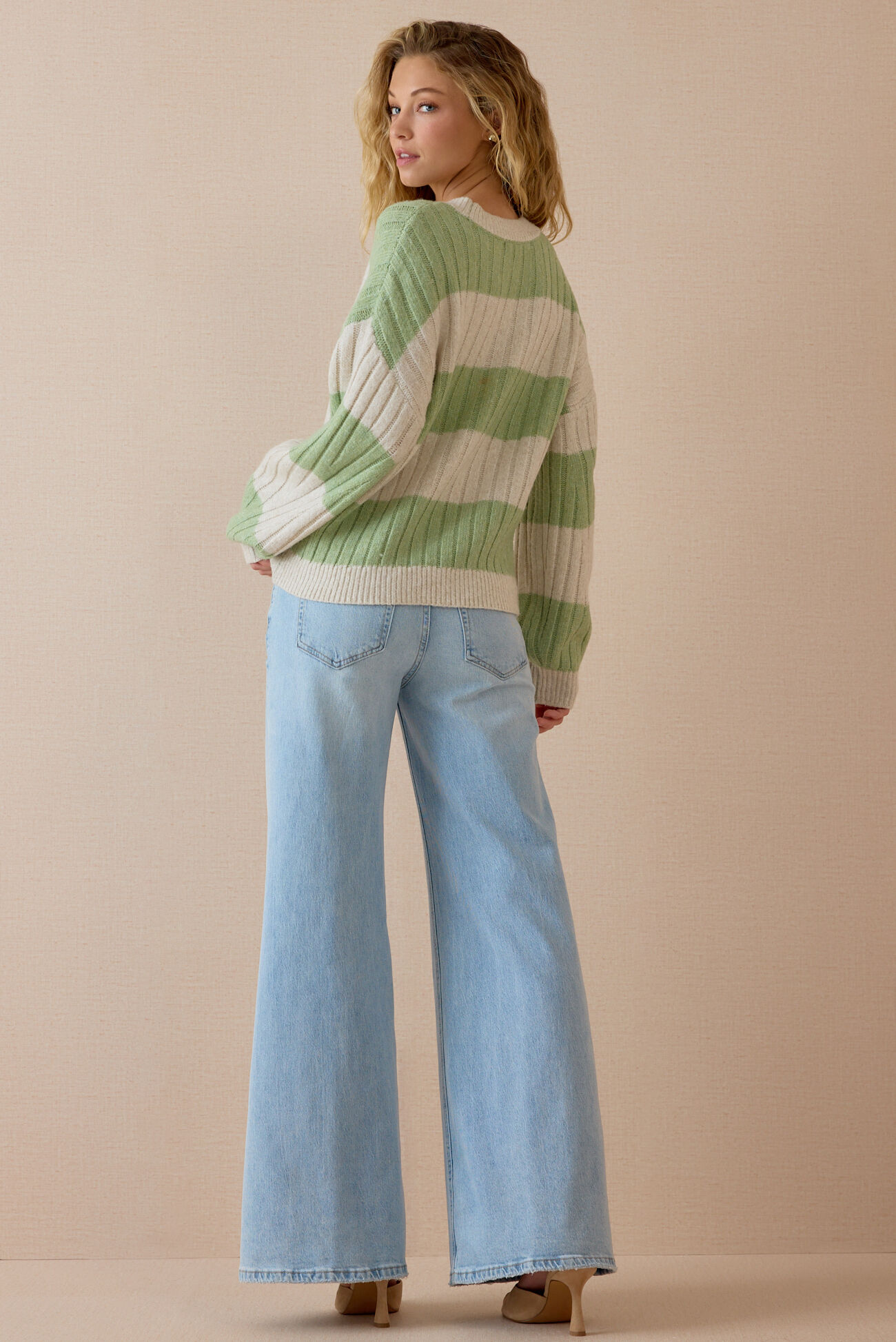 Vivi Rib Stripe Sweater