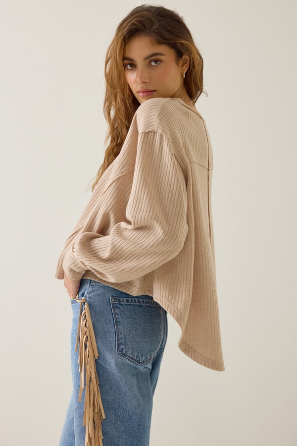 Astraea Pieced Rib Top Detail 5 - Altar'd State