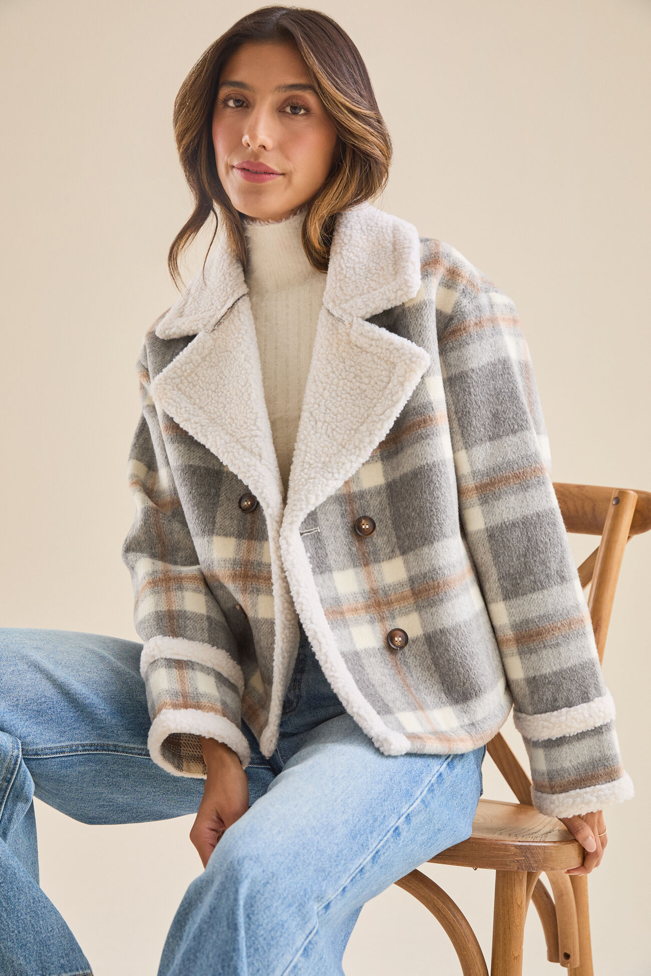M デッド 86AW プリュス Plaid Doubletailored JKT