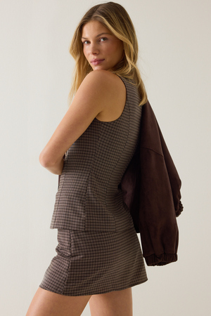 Blake Button Front Vest Top - Altar'd State - 