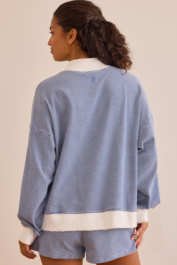 Step Out Striped Mock Neck Detail 4 - Altar'd State