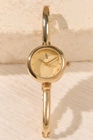 Minimal Luxe Round Watch - Altar'd State - 