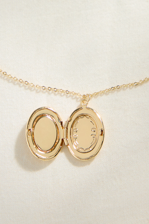 Dried Flower Locket Necklace - Altar'd State - 