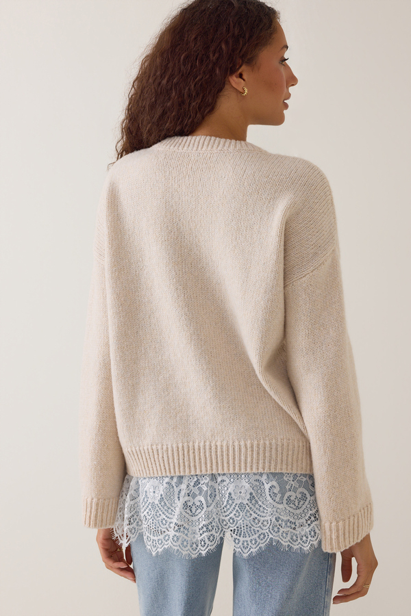 Lawson Lace Sweater Detail 5 - Altar'd State