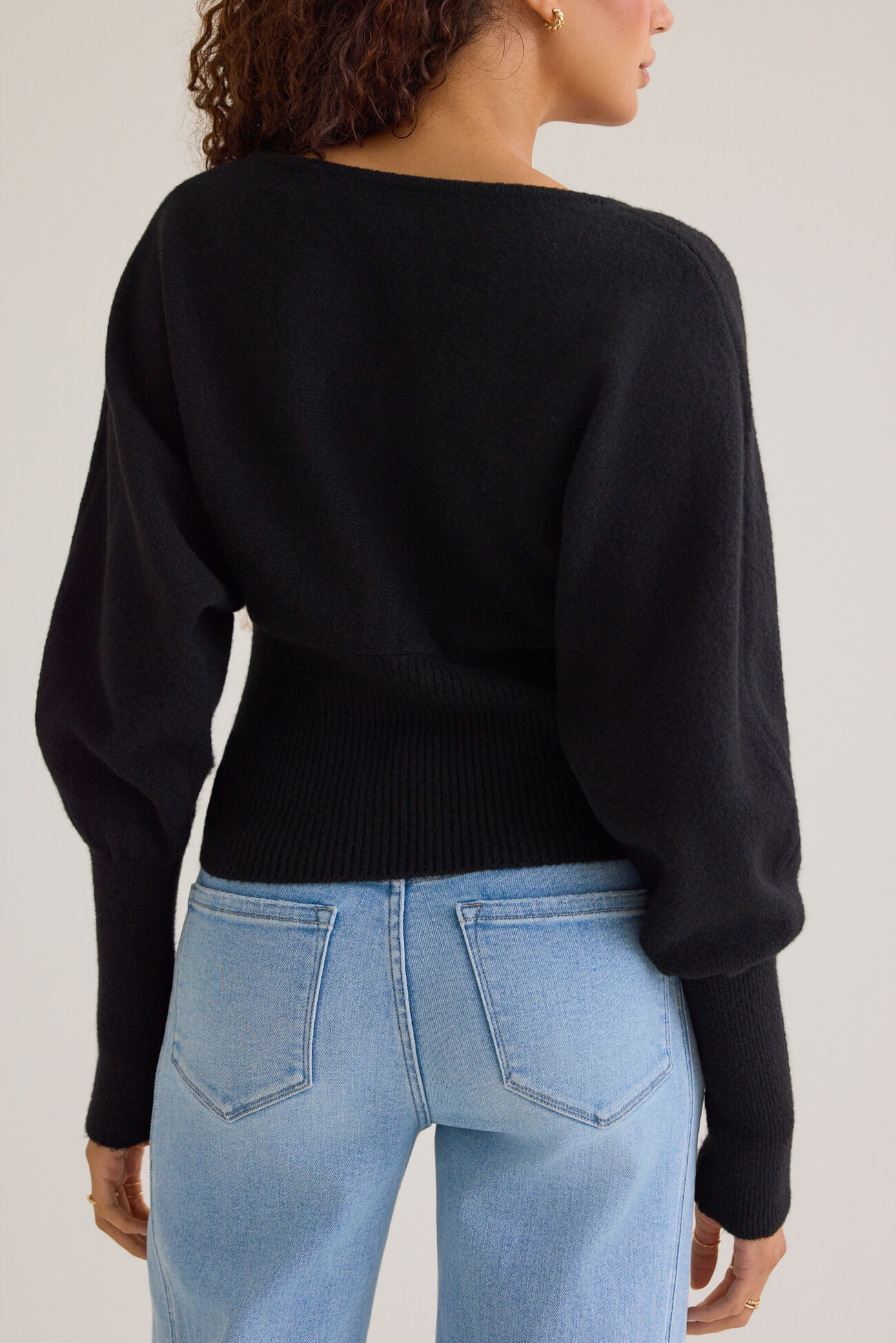 Kora Fitted V-Neck Sweater