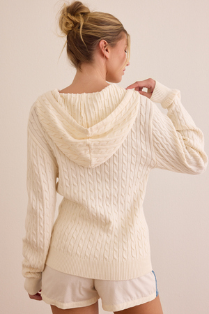 Dynamic Knit Zip-Up Jacket - Altar'd State - 